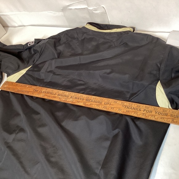 Pittsburgh Penguins 1/4 zip pullover Windbreaker mens size XL Reebok Center Ice - Picture 9 of 12